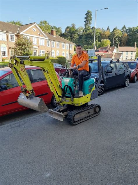 mini digger hire folkestone kent|micro digger and man hire.